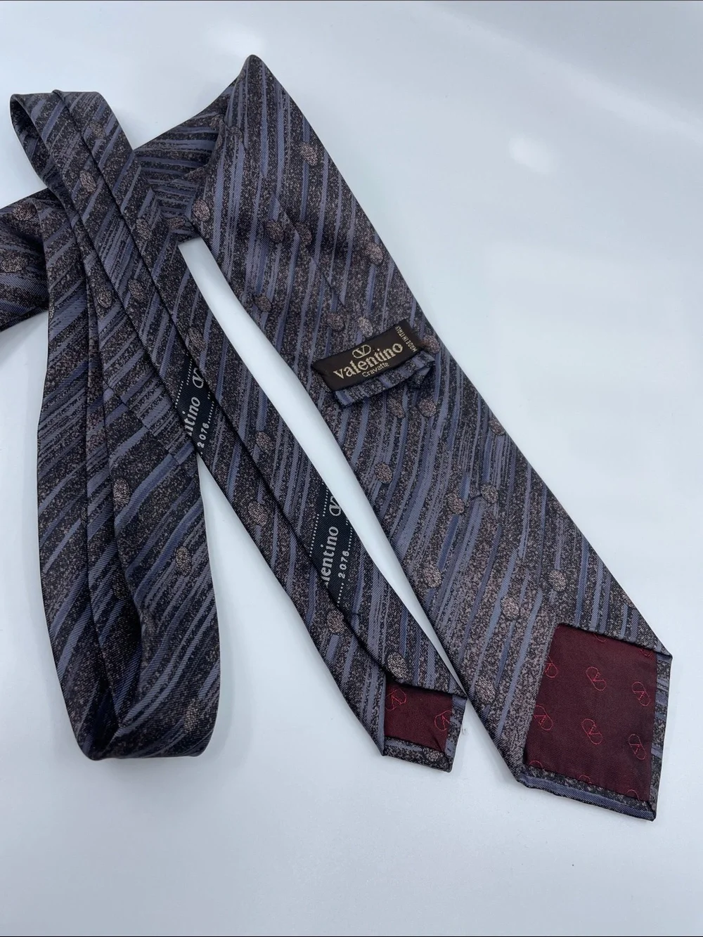 Valentino cravatte silk necktie